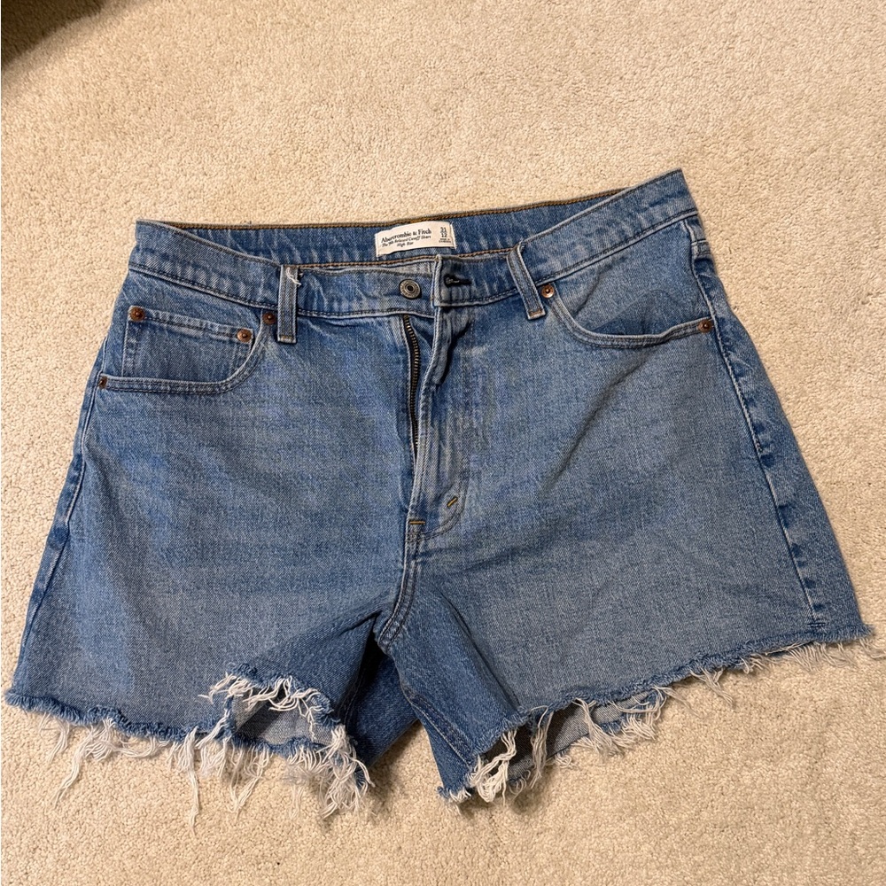 Abercrombie & Fitch Blue Jean Shorts